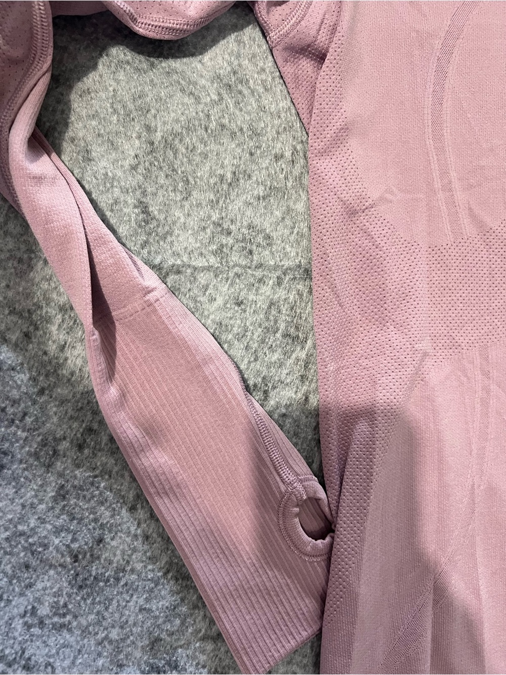 lululemon athletica Dusty Mauve Seamless Long Sleeve Top - Picture 7 of 7